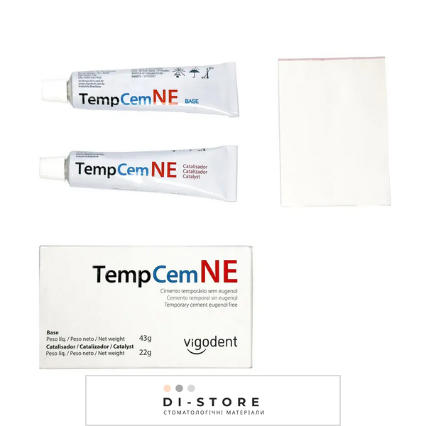 Цемент для тимчасової фіксації TEMP CEM NE, VIGODENT 142968 фото