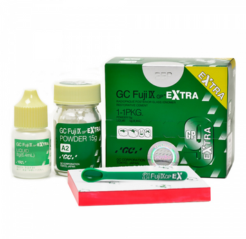 FUJI IX GP EXTRA набір: 15 г (A2) + 6.4 мл 1731242962 фото