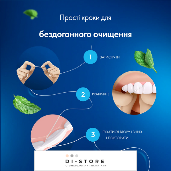 Зубная нить Oral-B Essential Floss мята 50 м 142731 фото