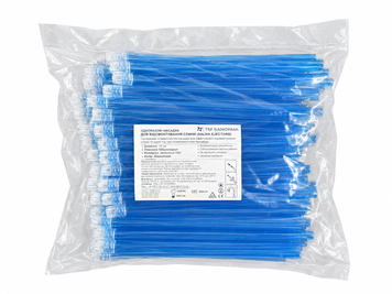 Слюноотсосы одноразовые САНОРМА (SALIVA EJECTORS), синие, 100шт 143598 фото