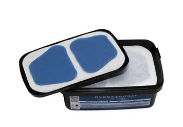 Светло-полимерные пластины д/инд. ложок Omega-TRAY, blue 50st OMEGATech (№22904М) 1727174227 фото